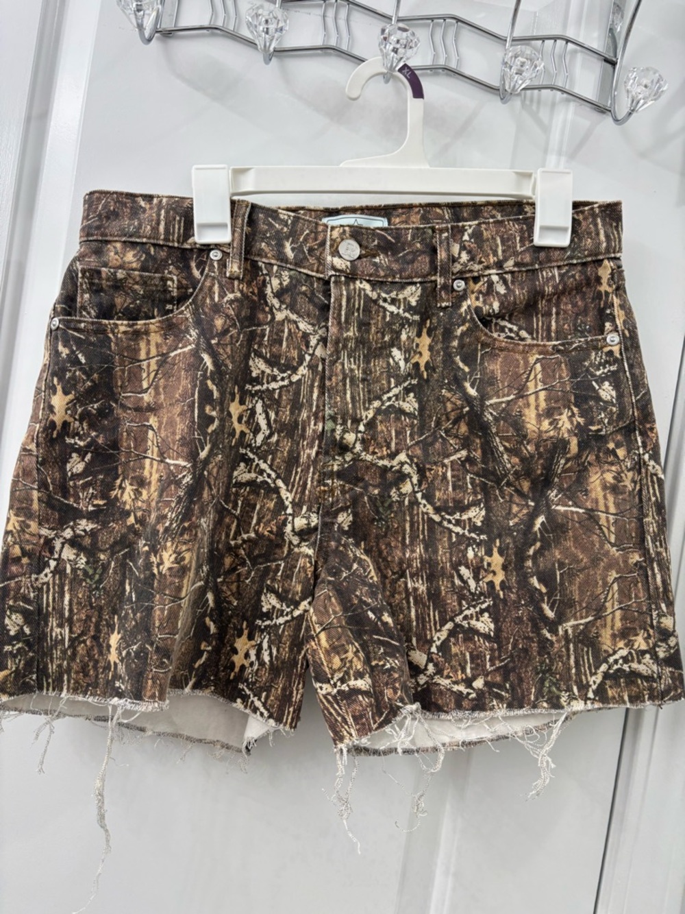 Revice‎ denim shorts camo